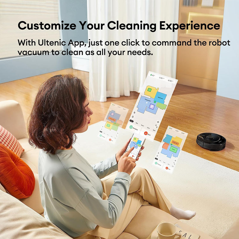 Ultenic T10 Elite Robot Vacuum: Self-Emptying, LiDAR Navigation