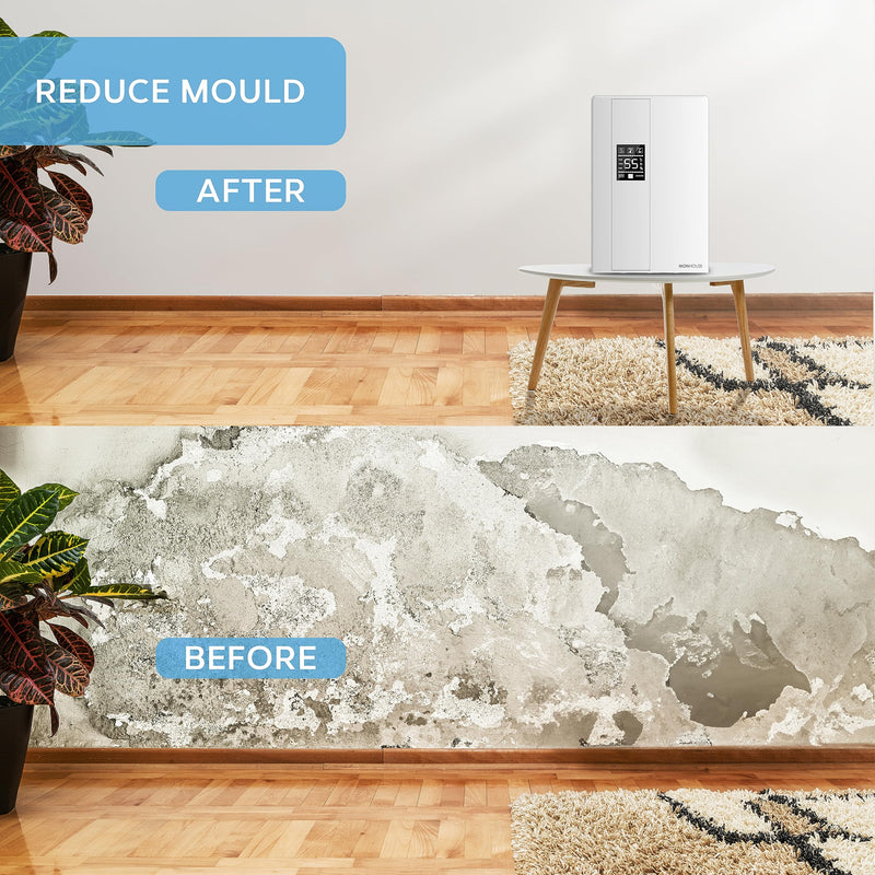 MONHOUSE Premium Home Dehumidifier: Remote Controlled, LED Display